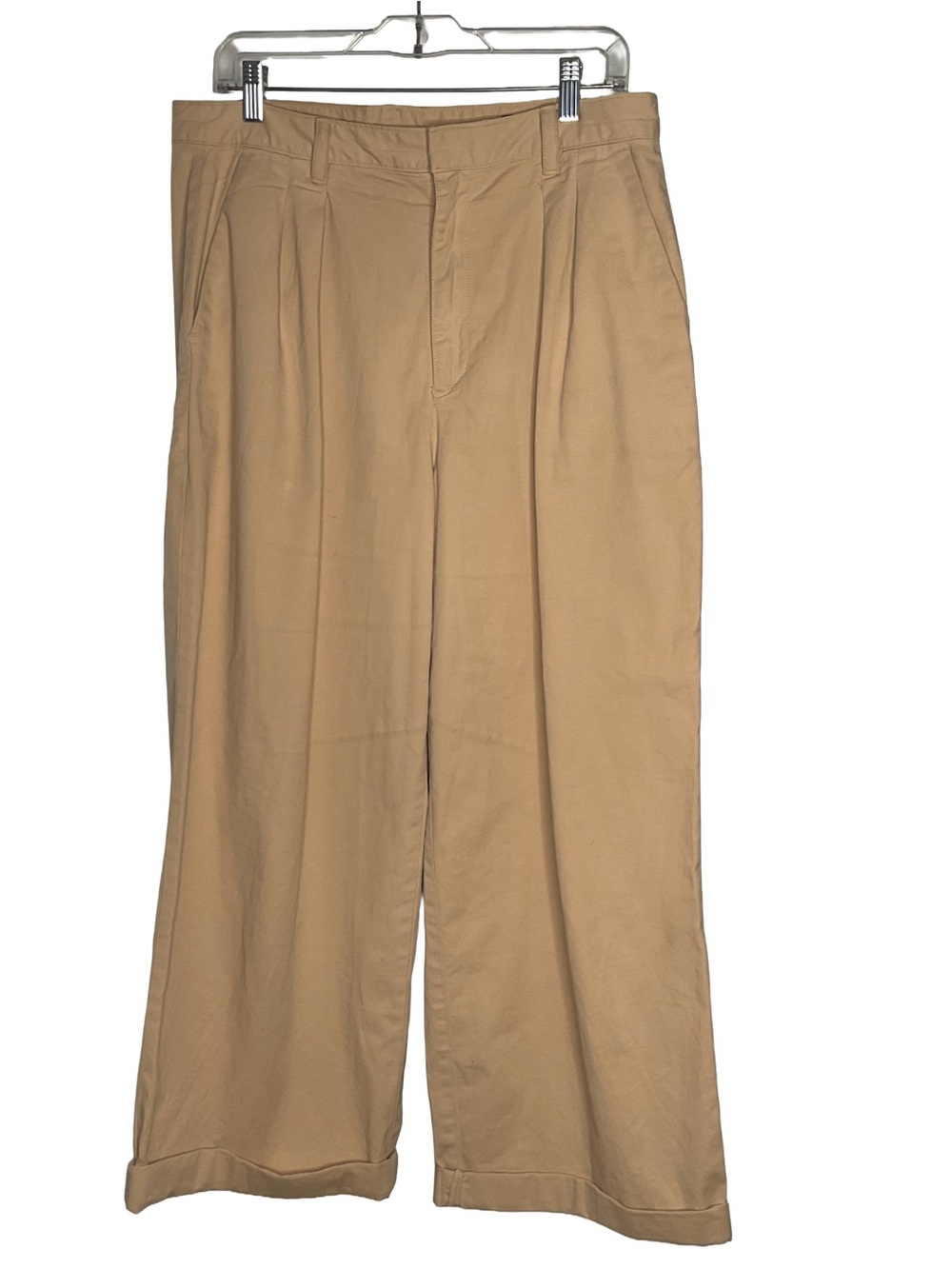 GAP Wide-Leg Women's Pants in Tan